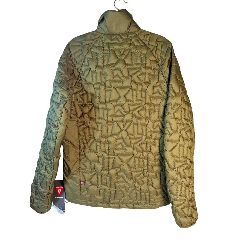 Adidas Terrex Insulated Puffer Jacket Men's Medium Olive Green NWT